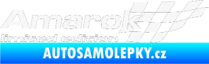 Samolepka Amarok limited edition pravá bílá
