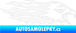 Samolepka Animal flames 023 pravá orel bílá