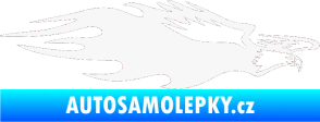 Samolepka Animal flames 030 pravá orel bílá