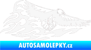 Samolepka Animal flames 075 pravá orel bílá