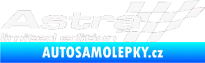 Samolepka Astra limited edition pravá bílá