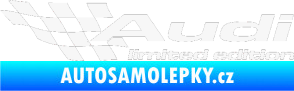 Samolepka Audi limited edition levá bílá