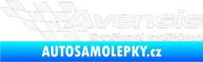 Samolepka Avensis limited edition levá bílá