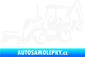 Samolepka Bagr 002 levá bílá