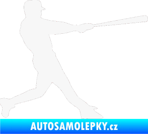Samolepka Baseball 004 pravá bílá