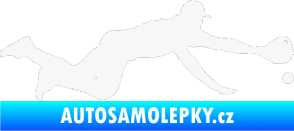 Samolepka Baseball 015 pravá bílá