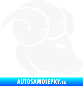 Samolepka Beran zvěrokruh 002 pravá bílá
