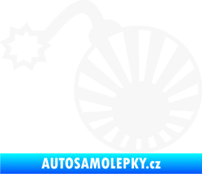 Samolepka Bomba 006 JDM levá bílá
