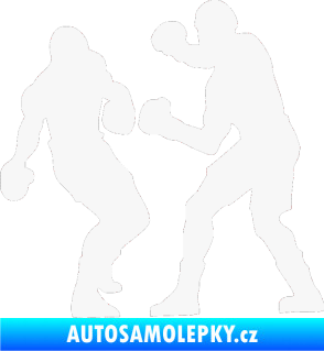Samolepka Boxeři 001 levá bílá