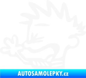 Samolepka Boy tůdle nůdle levá bílá