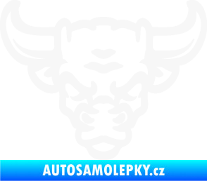 Samolepka Býk 012 bílá