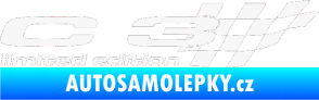 Samolepka C3 limited edition pravá bílá