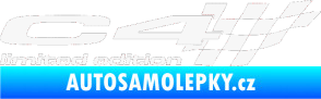 Samolepka C4 limited edition pravá bílá