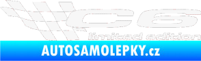 Samolepka C6 limited edition levá bílá