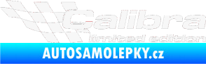 Samolepka Calibra limited edition levá bílá