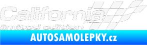 Samolepka California limited edition pravá bílá