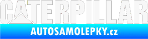 Samolepka Caterpillar - jedna barva bílá