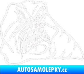 Samolepka Červ pravá bílá