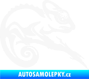 Samolepka Chameleon 001 pravá bílá