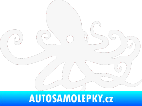 Samolepka Chobotnice 001 pravá bílá