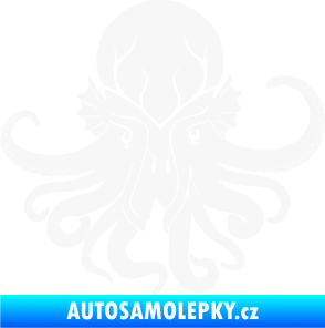 Samolepka Chobotnice 002 pravá bílá