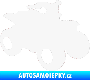Samolepka Čtyřkolka 001 pravá bílá