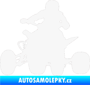 Samolepka Čtyřkolka 002 levá bílá