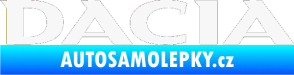 Samolepka Dacia 001 bílá