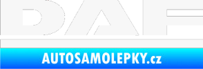 Samolepka DAF bílá
