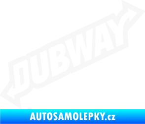 Samolepka Dübway 002 bílá
