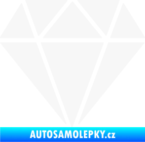 Samolepka Diamant 001 bílá