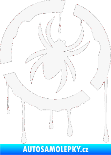 Samolepka Pavouk 001 - pravá bílá