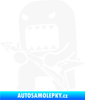 Samolepka Domo 003 levá rocker bílá