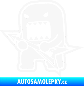 Samolepka Domo 004 levá rocker bílá