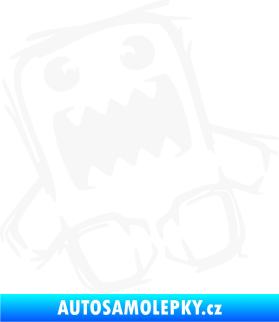 Samolepka Domo 009 levá crazy bílá
