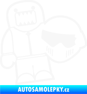 Samolepka Domo 015 levá  Stig bílá