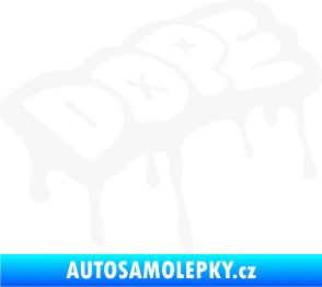 Samolepka Dope bílá