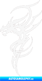Samolepka Dragon 017 levá bílá