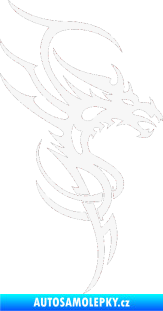 Samolepka Dragon 017 pravá bílá