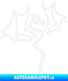 Samolepka Dragon 034 pravá bílá