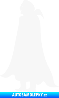 Samolepka Drákula 001 levá upír bílá