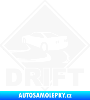 Samolepka Drift 001 bílá