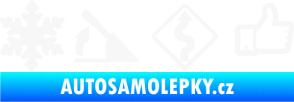 Samolepka Drift 005 bílá