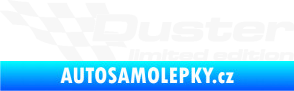 Samolepka Duster limited edition levá bílá