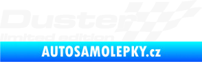 Samolepka Duster limited edition pravá bílá