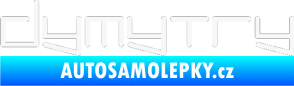 Samolepka Dymytry 002 bílá