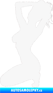 Samolepka Erotická žena 012 levá bílá