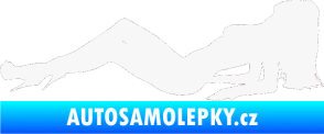 Samolepka Erotická žena 046 levá bílá