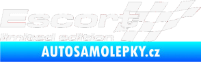 Samolepka Escort limited edition pravá bílá