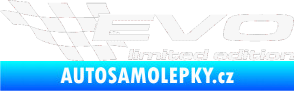 Samolepka Evo limited edition levá bílá